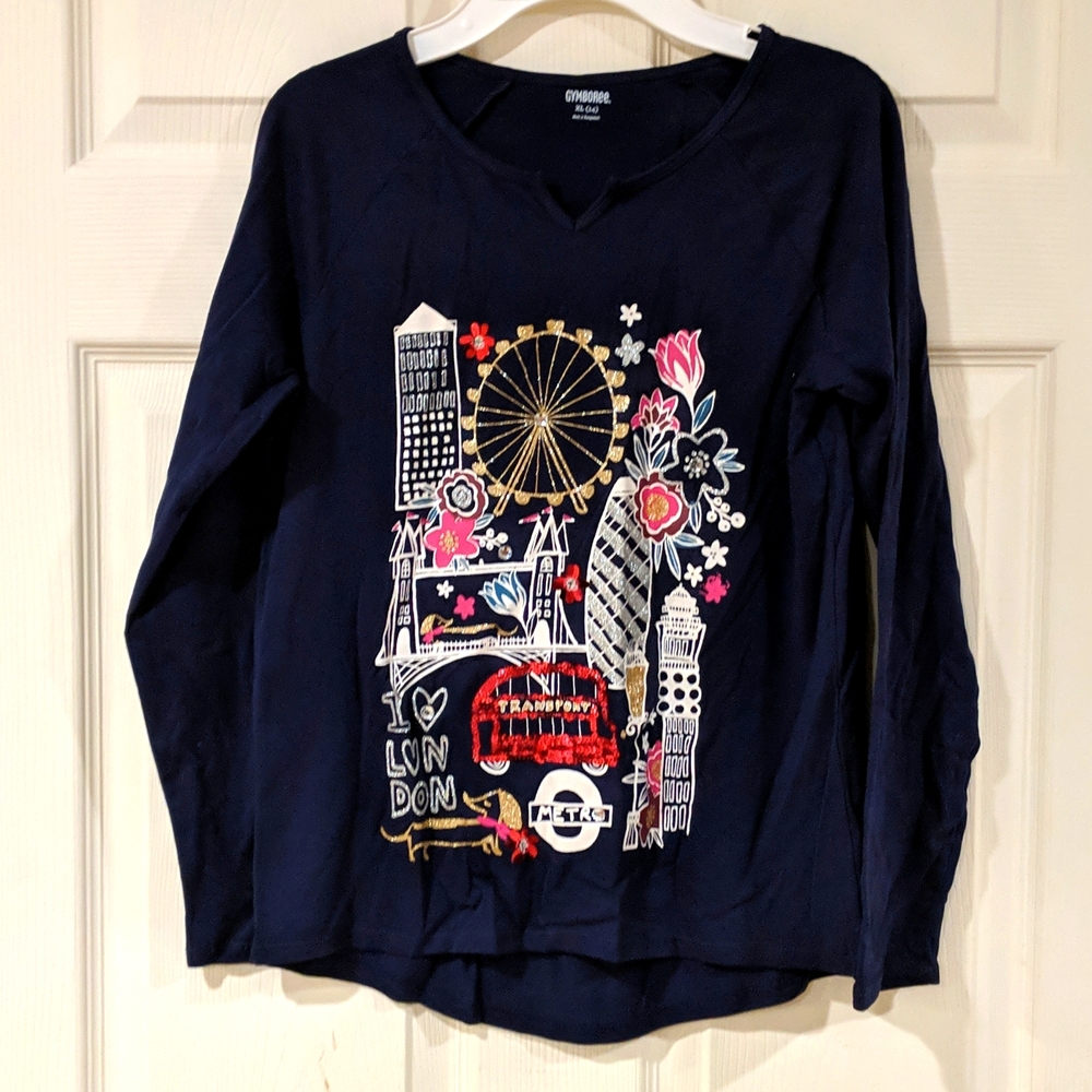 EUC sequin, sparkle shirt